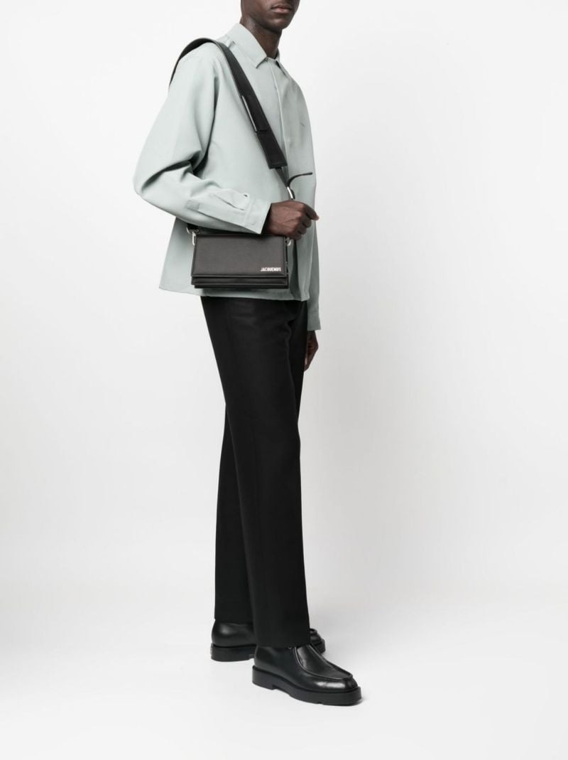 Black Le Bambino Homme Leather Bag