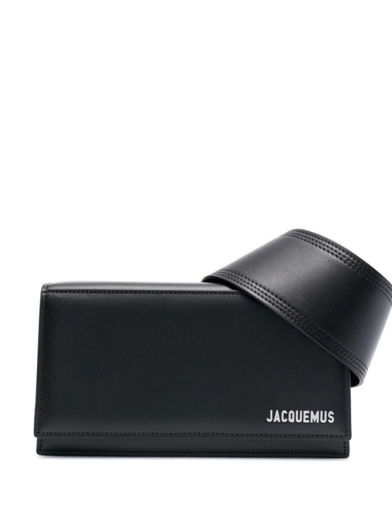 Black Le Bambino Homme Leather Bag