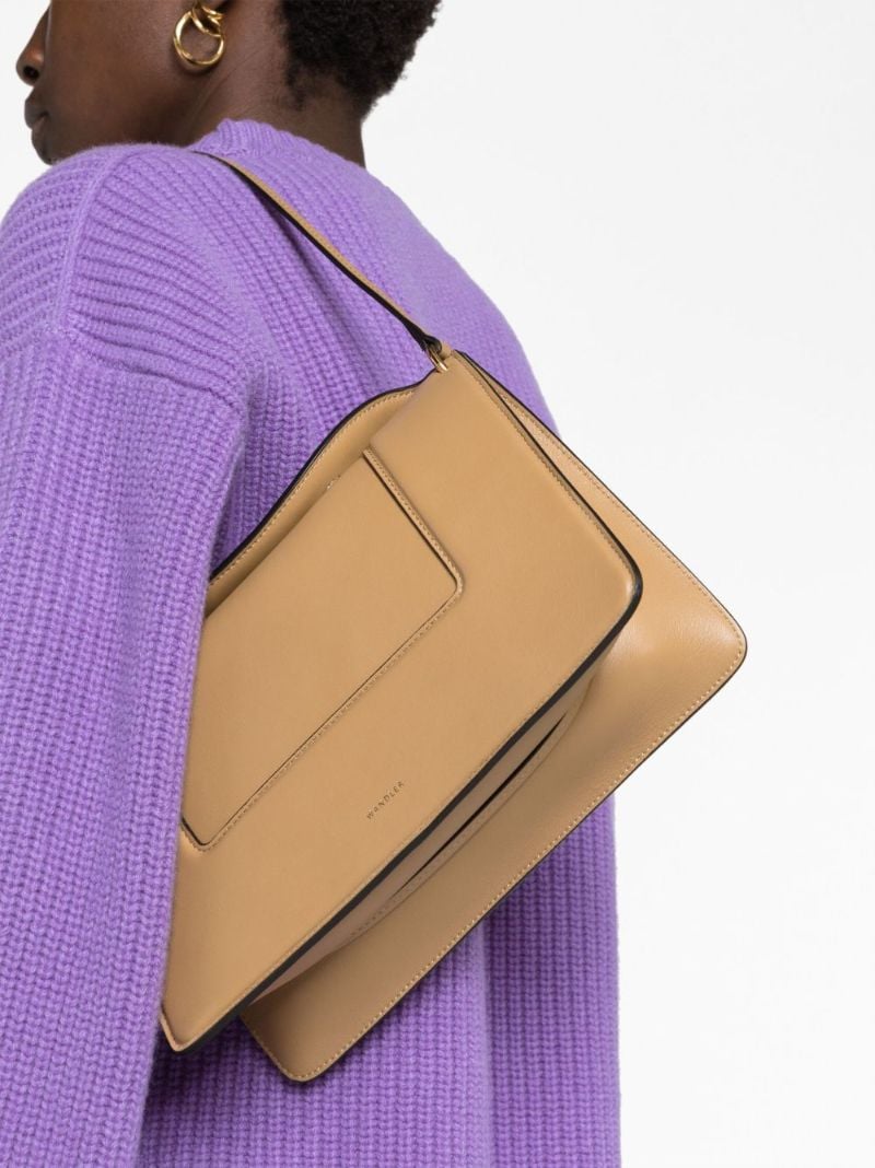 Brown Penelope Leather Cross Body Bag