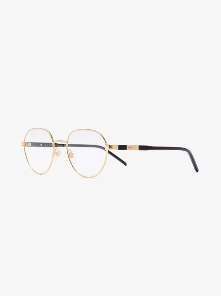 Gold Tone Round Optical Glasses