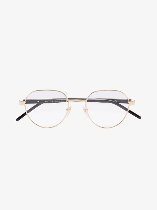 Gold Tone Round Optical Glasses