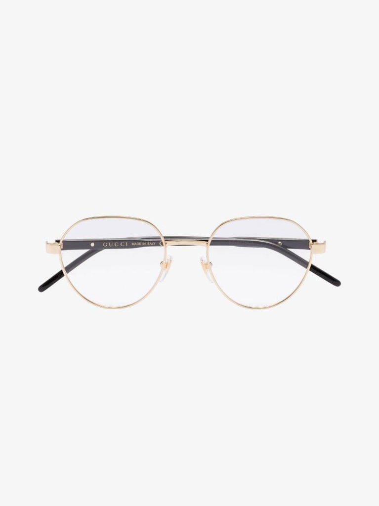 Gold Tone Round Optical Glasses