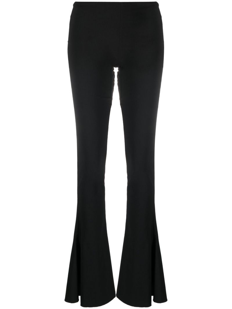 Black Drd Flared Trousers