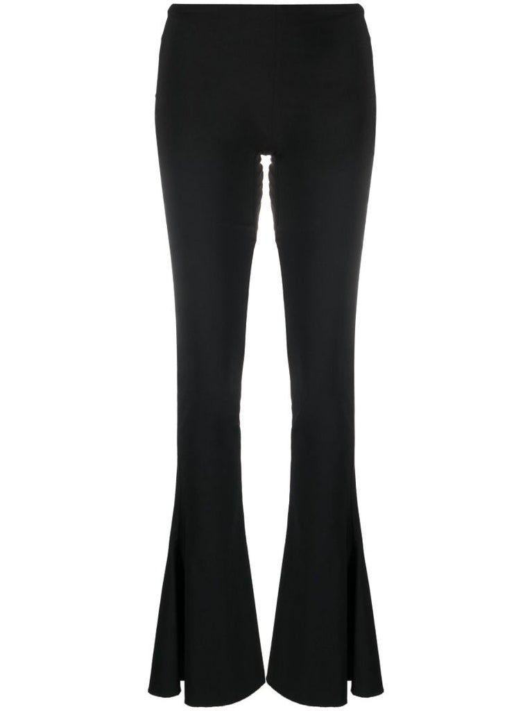 Black Drd Flared Trousers