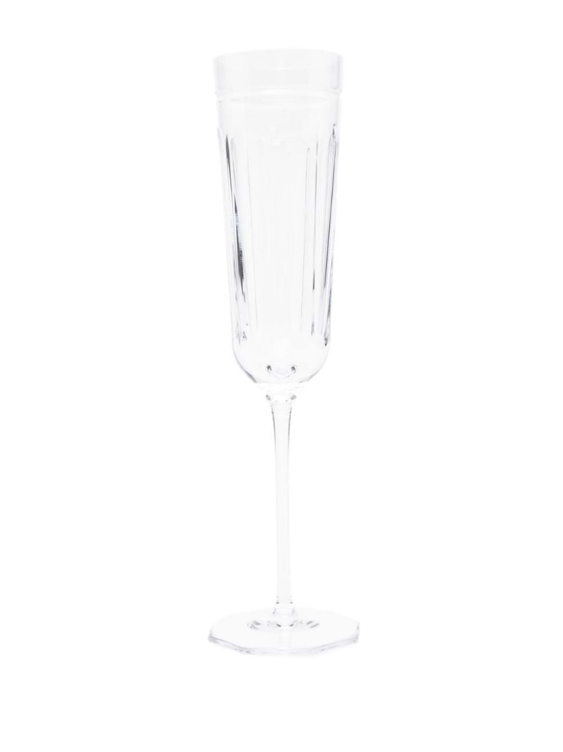 Clear Coraline 2 Piece Champagne Flutes