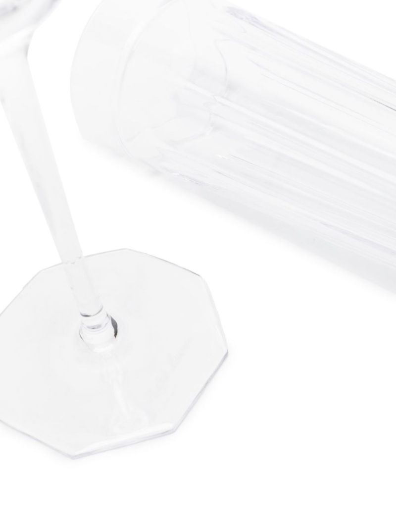 Clear Coraline 2 Piece Champagne Flutes
