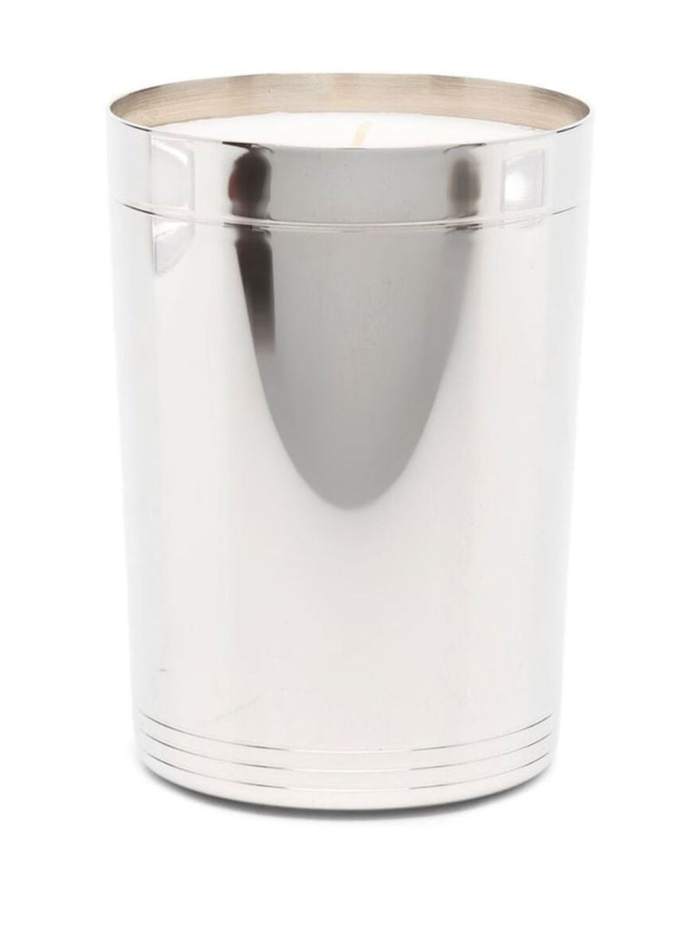 Silver-tone Rhinelander Logo-debossed Candle