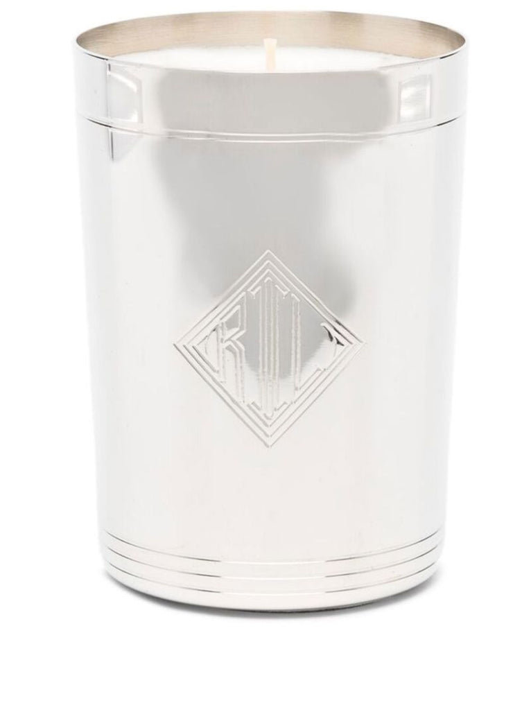 Silver-tone Rhinelander Logo-debossed Candle