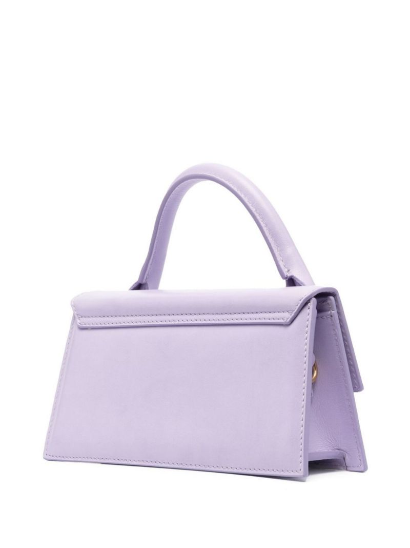 Purple Le Chiquito Long Leather Mini Bag