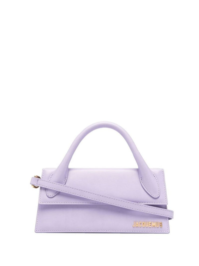 Purple Le Chiquito Long Leather Mini Bag
