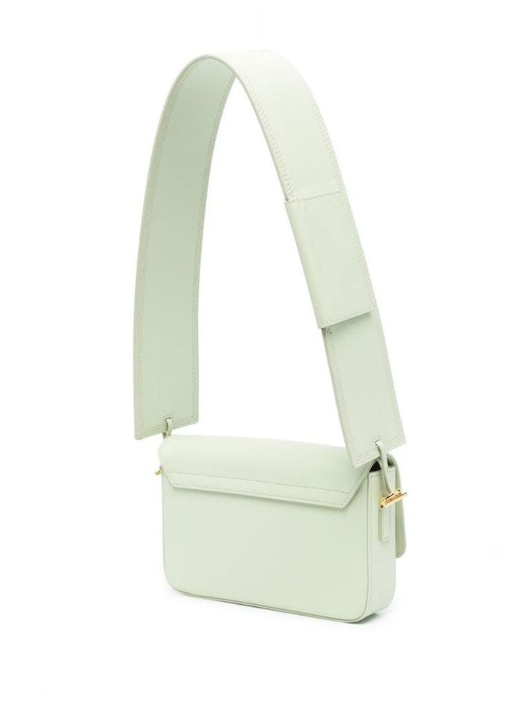 Green Le Carinu Leather Shoulder Bag