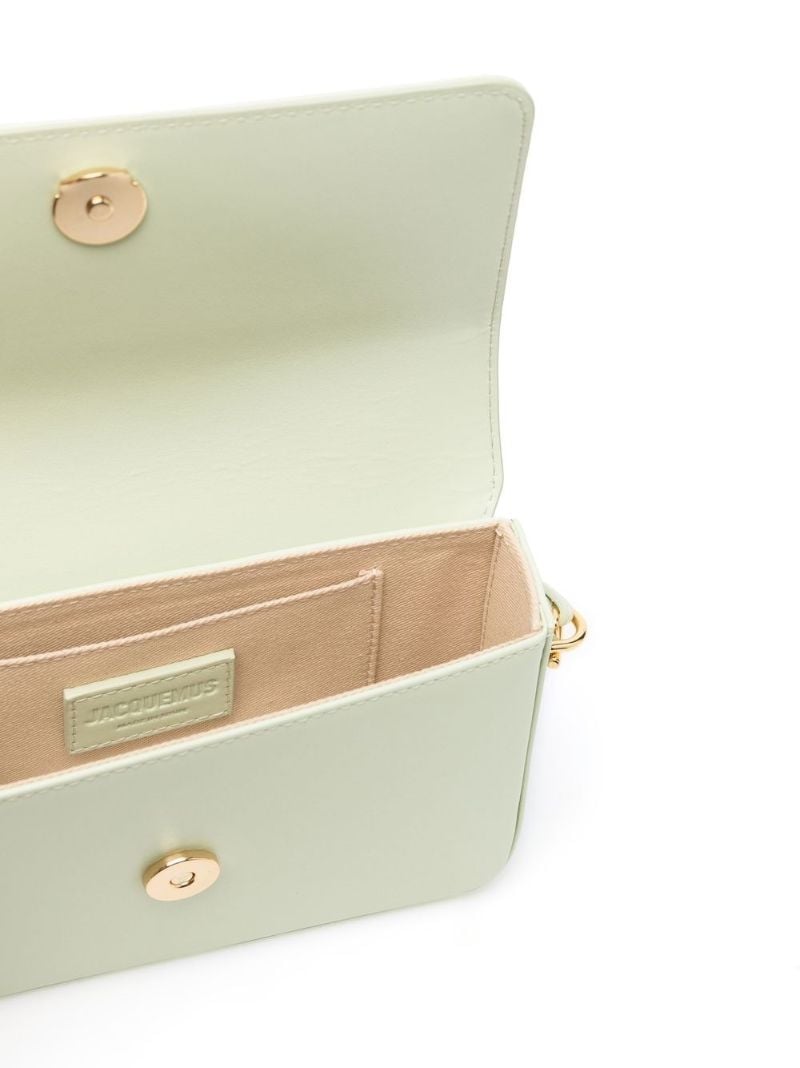 Green Le Carinu Leather Shoulder Bag