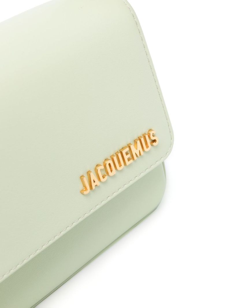 Green Le Carinu Leather Shoulder Bag
