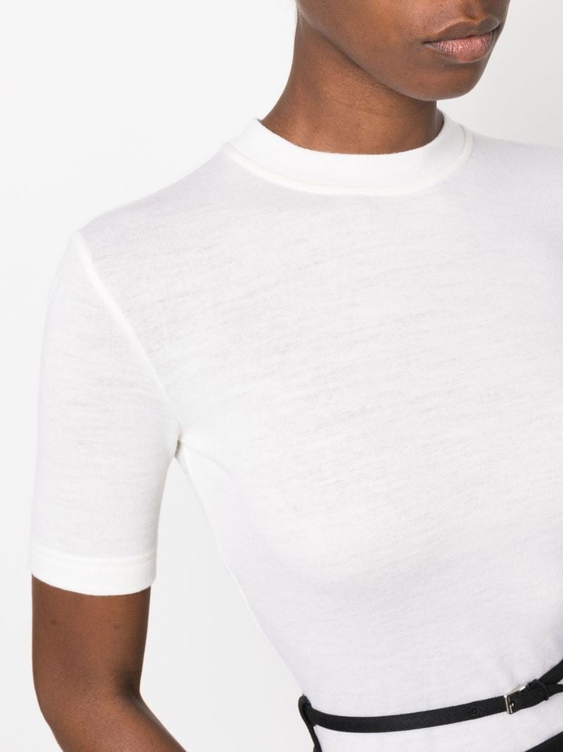 White Wool Bodysuit