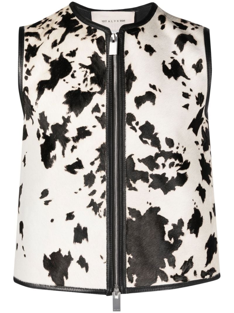 Neutral Cow Leather Vest
