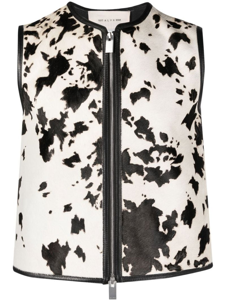 Neutral Cow Leather Vest