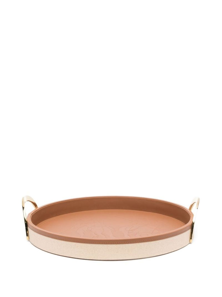 Neutral Garrett Leather Tray