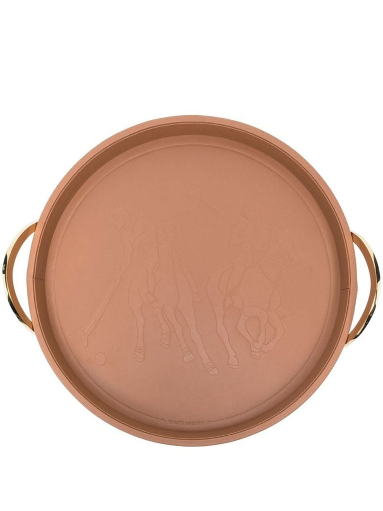 Neutral Garrett Leather Tray