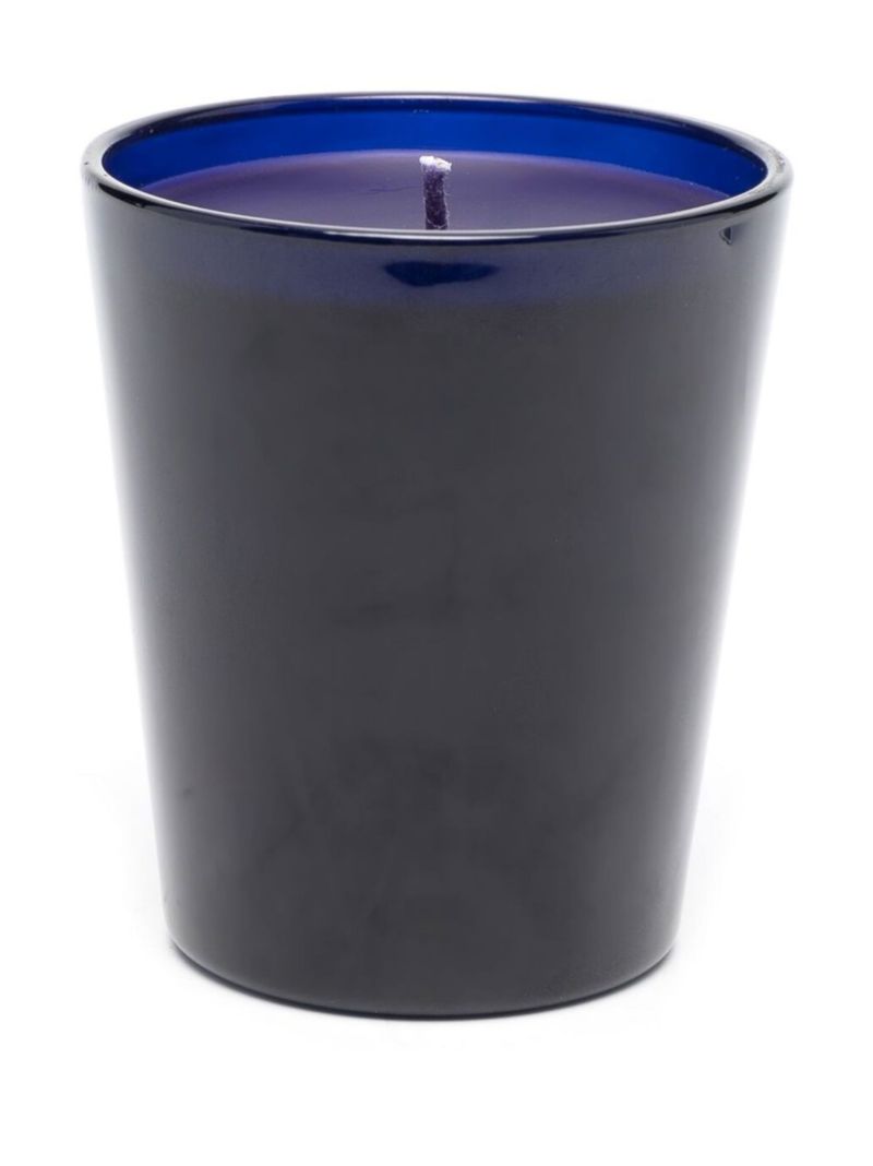 Blue California Romantic Ceramic Candle