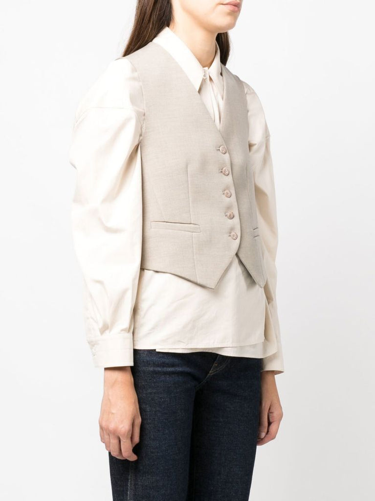 Neutral Gelso Waistcoat