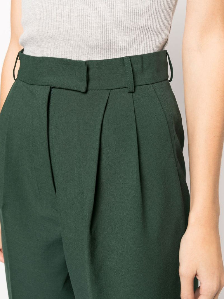 Green Bea Straight-leg Trousers