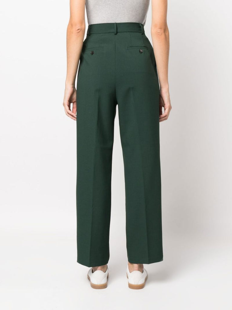 Green Bea Straight-leg Trousers