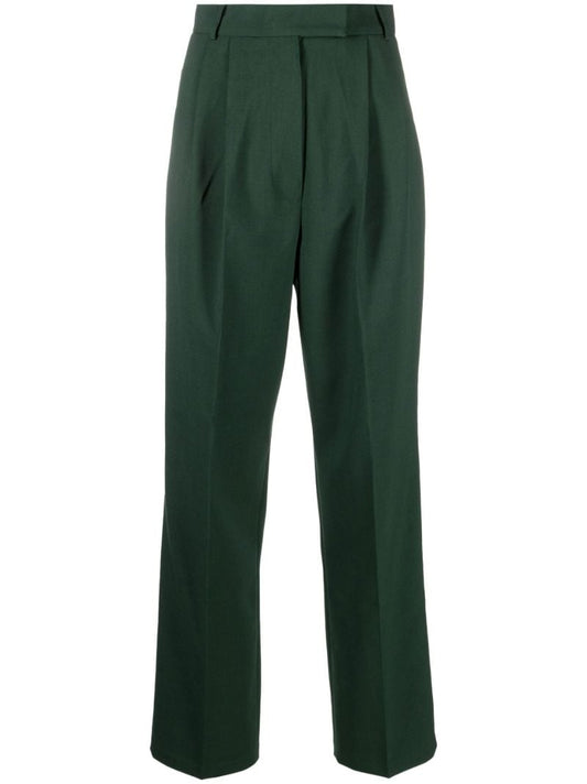 Green Bea Straight-leg Trousers