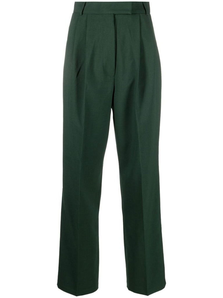 Green Bea Straight-leg Trousers