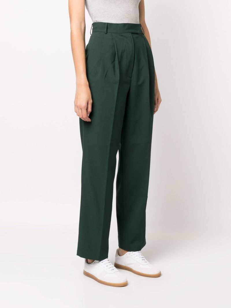 Green Bea Straight-leg Trousers