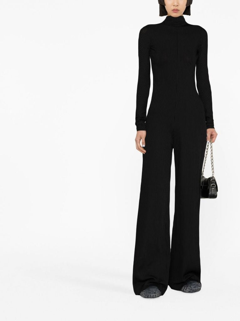 Black Wide-leg Jumpsuit