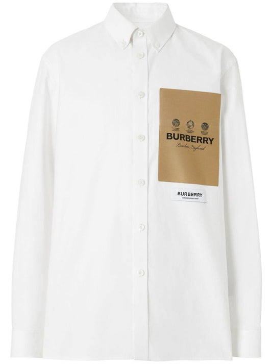 White Label Print Cotton Shirt