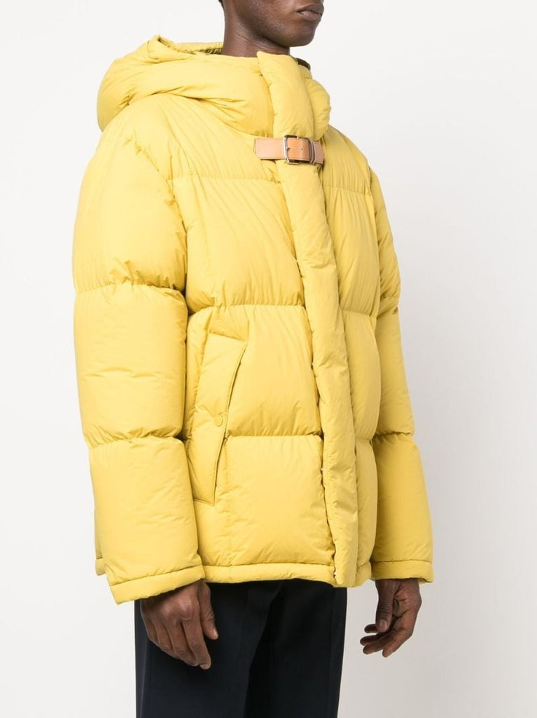 1 Moncler Jw Anderson Yellow Wintefold Hooded Quilted Jacket