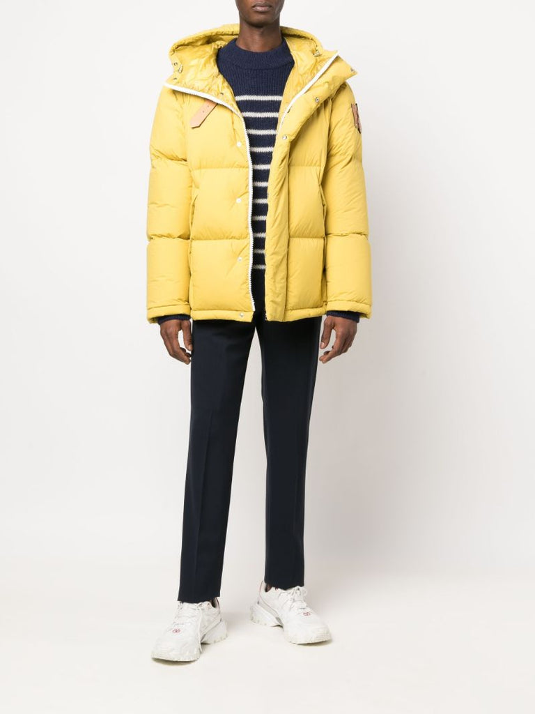 1 Moncler Jw Anderson Yellow Wintefold Hooded Quilted Jacket