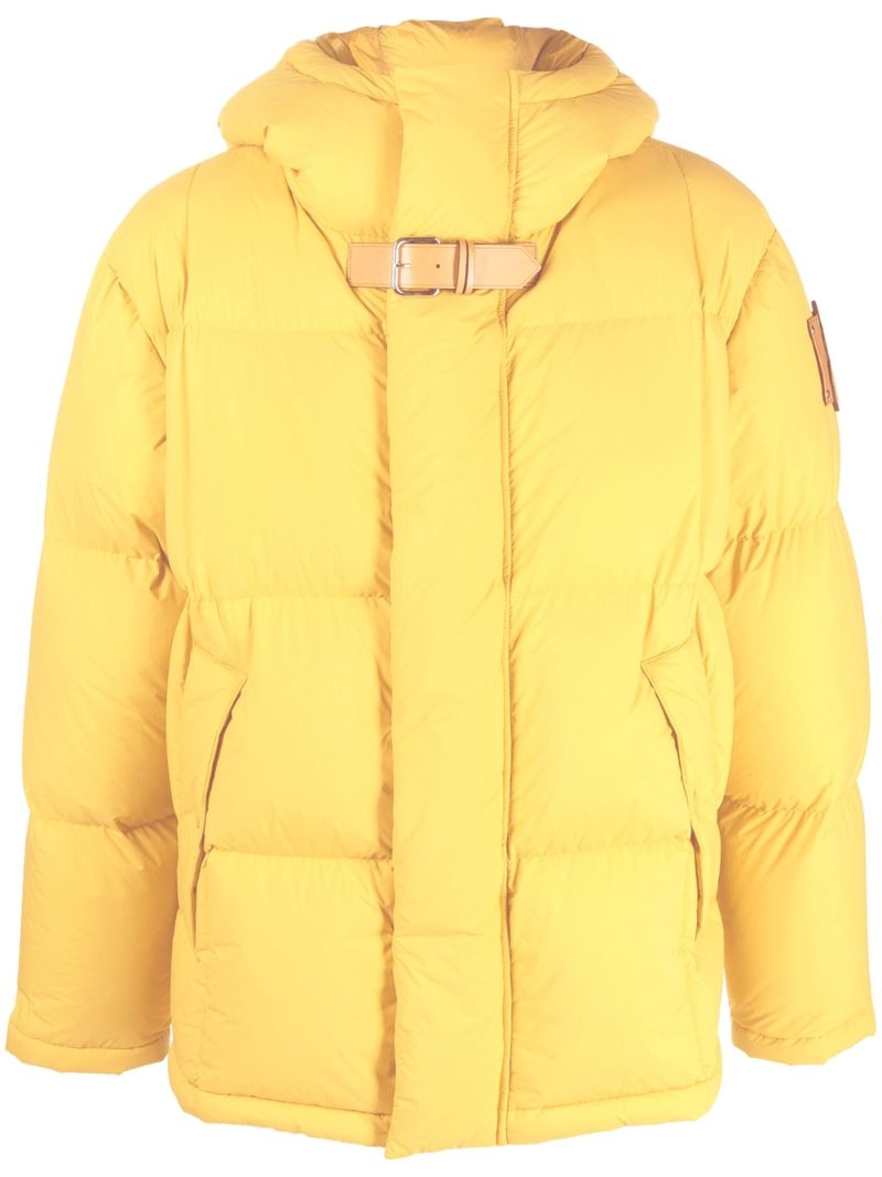 1 Moncler Jw Anderson Yellow Wintefold Hooded Quilted Jacket