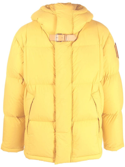 1 Moncler Jw Anderson Yellow Wintefold Hooded Quilted Jacket