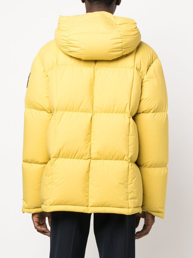 1 Moncler Jw Anderson Yellow Wintefold Hooded Quilted Jacket