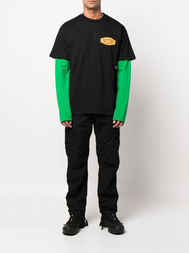 Black New Tools Cotton T-shirt