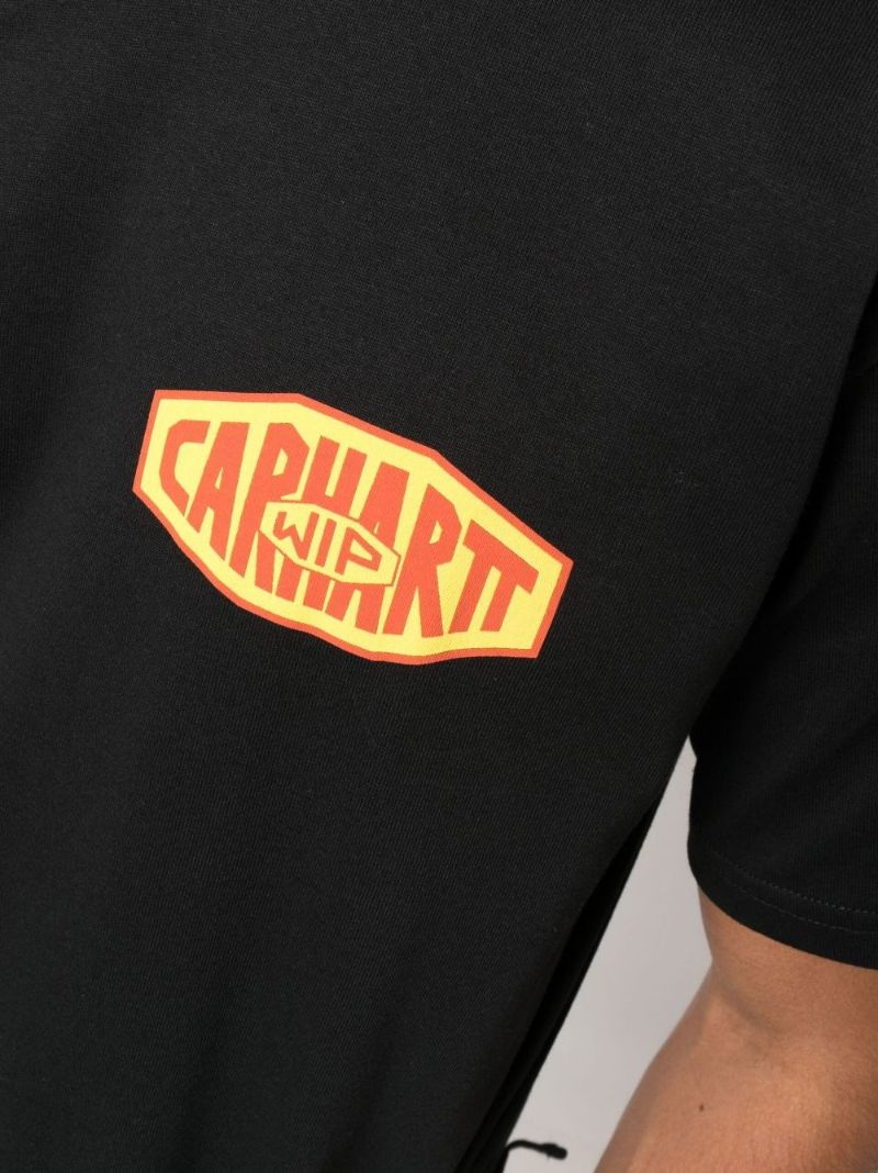 Black New Tools Cotton T-shirt