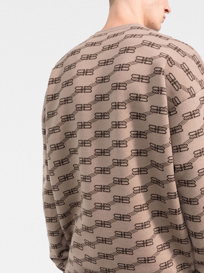 Neutral Bb Monogram Sweater