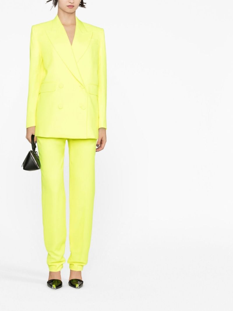 Yellow Straight-leg Trousers