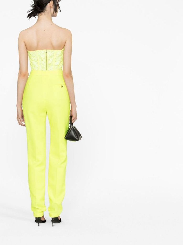 Yellow Straight-leg Trousers