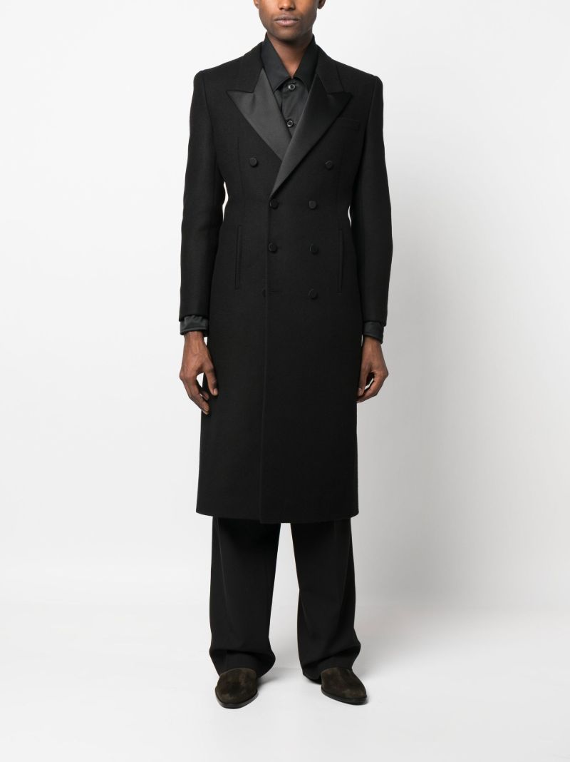Black Double-breasted Coat