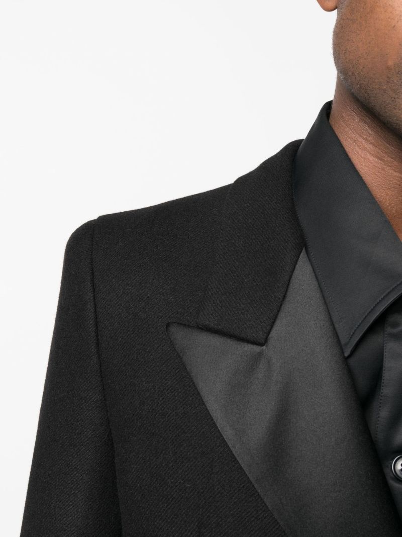 Black Double-breasted Coat