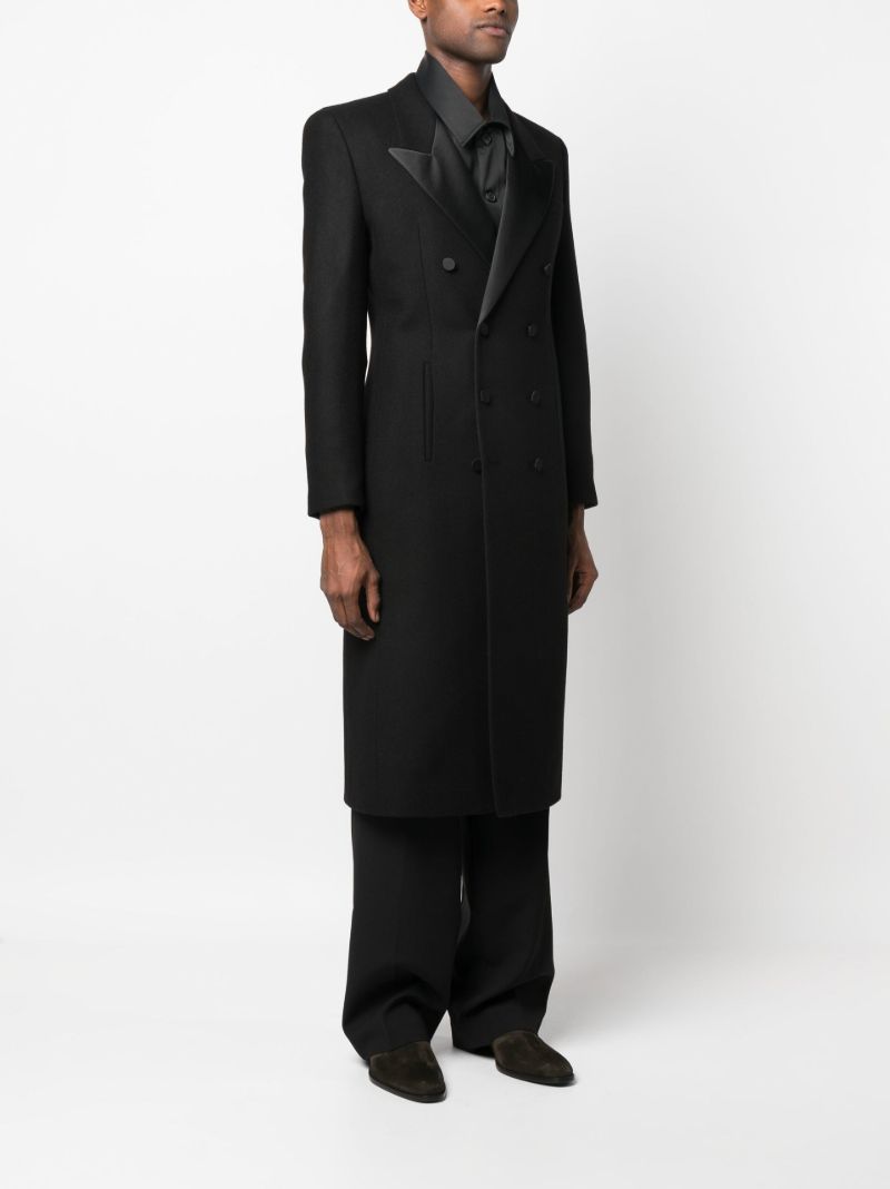 Black Double-breasted Coat