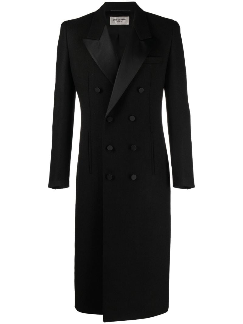 Black Double-breasted Coat