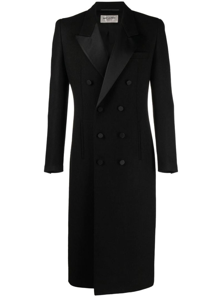 Black Double-breasted Coat