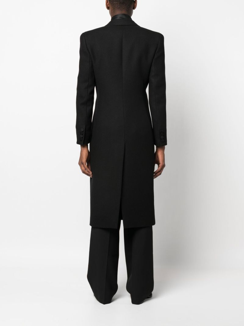 Black Double-breasted Coat