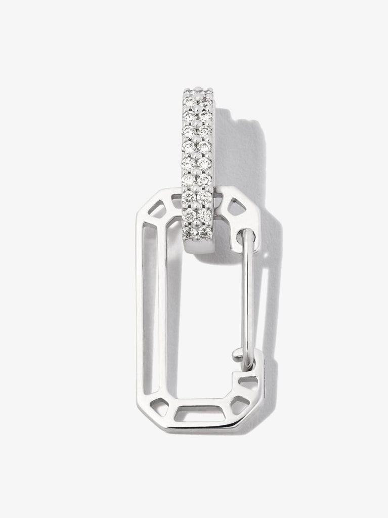 18k White Gold Chiara Small Diamond Earring