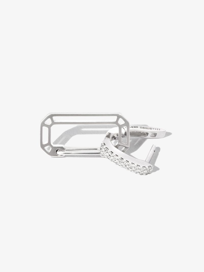 18k White Gold Chiara Small Diamond Earring