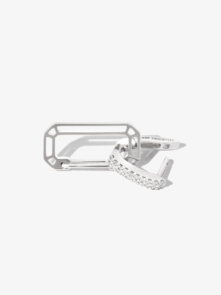 18k White Gold Chiara Small Diamond Earring